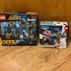 LEGO. Aquaman Battle of Atlantis and Hidden Side Drag Racer.
